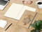 Notizbuch Match-Book Naturpapier-Hardcover individuell bedruckt