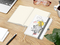 Notizbuch Match-Book Naturpapier-Hardcover individuell bedruckt