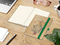 Notizbuch Match-Book Naturpapier-Hardcover individuell bedruckt