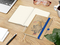 Notizbuch Match-Book Naturpapier-Hardcover individuell bedruckt