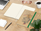 Notizbuch Match-Book Naturpapier-Hardcover individuell bedruckt