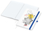 Notizbuch Match-Book Naturpapier-Hardcover individuell bedruckt