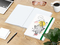 Notizbuch Match-Book Naturpapier-Hardcover individuell bedruckt