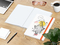 Notizbuch Match-Book Naturpapier-Hardcover individuell bedruckt