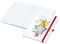 Notizbuch Match-Book Naturpapier-Hardcover individuell bedruckt
