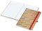 Notizbuch Match-Book Naturpapier-Hardcover individuell bedruckt