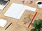 Notizbuch Match-Book Naturpapier-Hardcover individuell bedruckt