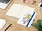 Notizbuch Match-Book Naturpapier-Hardcover individuell bedruckt