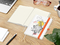 Notizbuch Match-Book Naturpapier-Hardcover individuell bedruckt