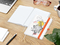 Notizbuch Match-Book Naturpapier-Hardcover individuell bedruckt