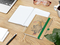 Notizbuch Match-Book Naturpapier-Hardcover individuell bedruckt