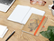 Notizbuch Match-Book Naturpapier-Hardcover individuell bedruckt