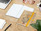 Notizbuch Match-Book Naturpapier-Hardcover individuell bedruckt