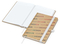 Notizbuch Match-Book Naturpapier-Hardcover individuell bedruckt