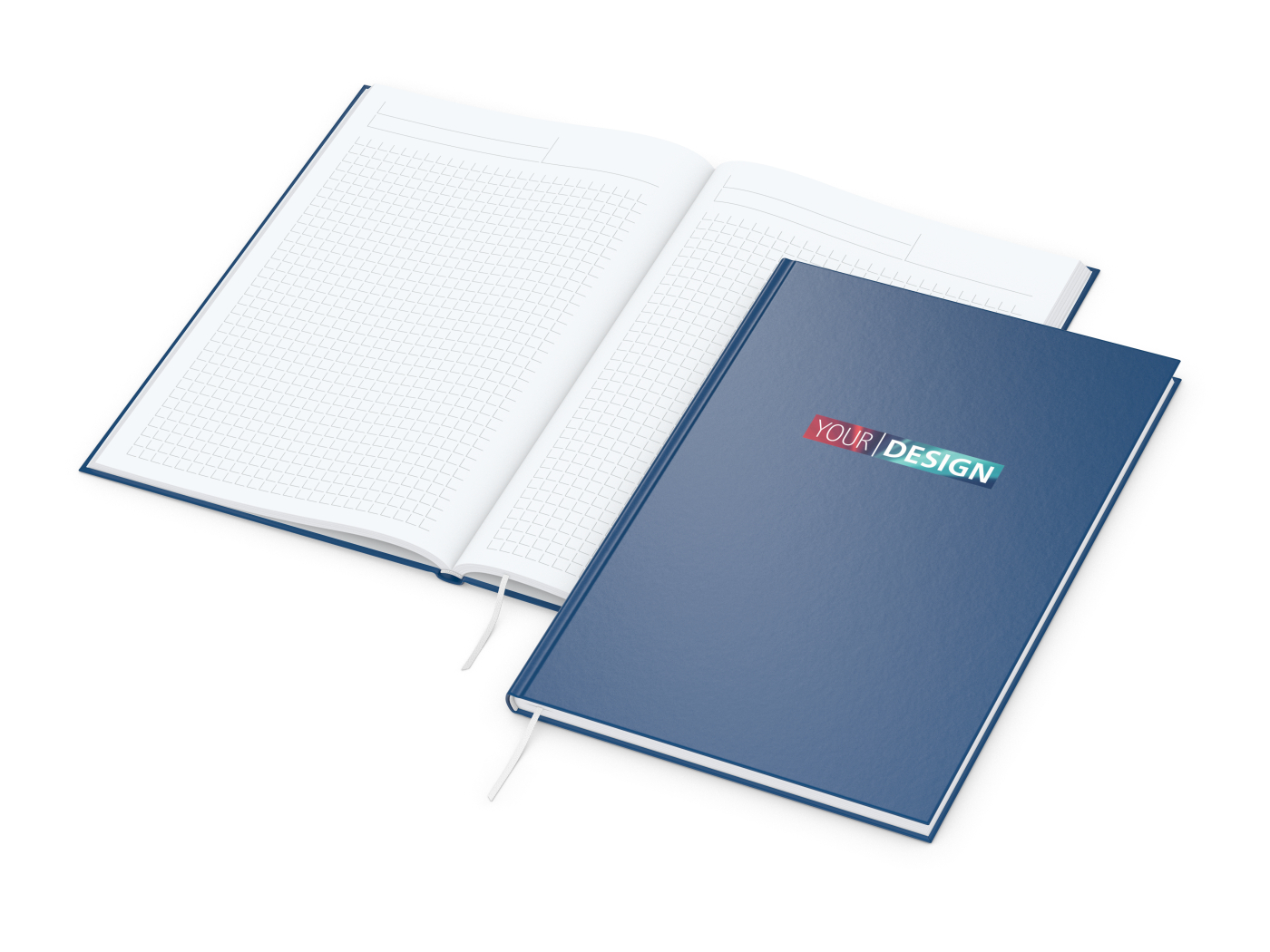 Notizbuch Note-Book EXPRESS Ecken spitz Hardcover matt-farbig