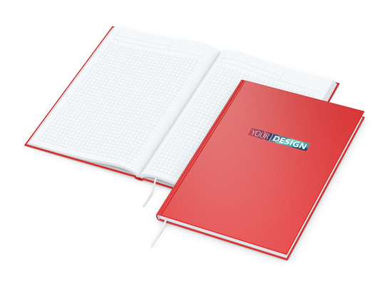 Notizbuch Note-Book EXPRESS Ecken spitz Hardcover matt-farbig