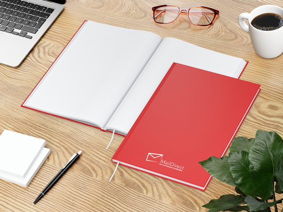 Notizbuch Note-Book EXPRESS Ecken spitz Hardcover matt-farbig