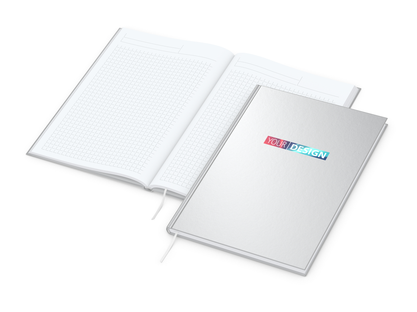 Notizbuch Note-Book EXPRESS Ecken spitz Hardcover matt-farbig