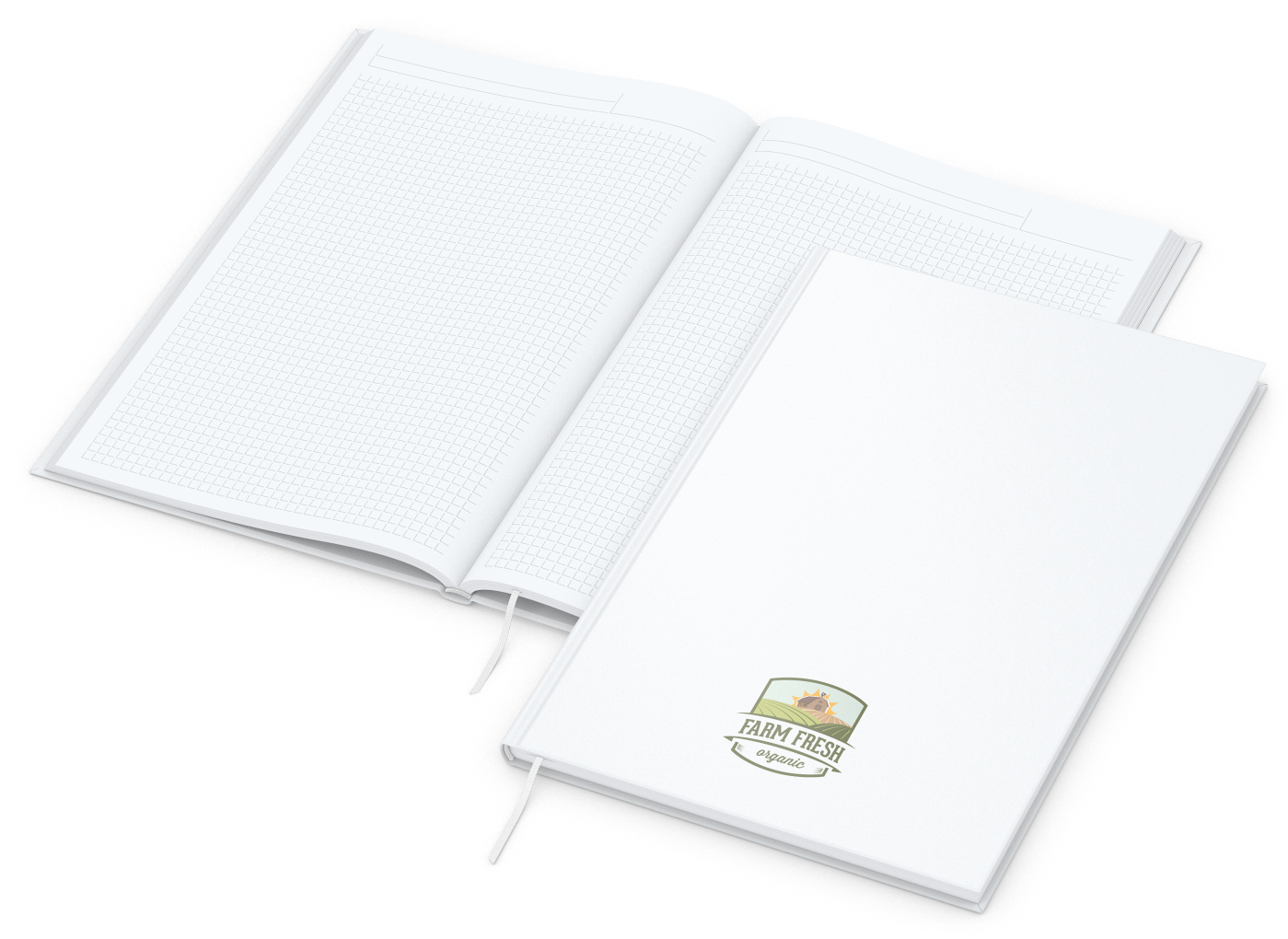 Notizbuch Note-Book EXPRESS Ecken spitz Hardcover matt-farbig
