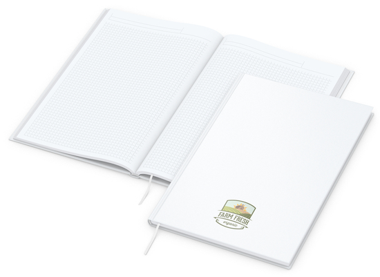 Notizbuch Note-Book EXPRESS Ecken spitz Hardcover matt-farbig