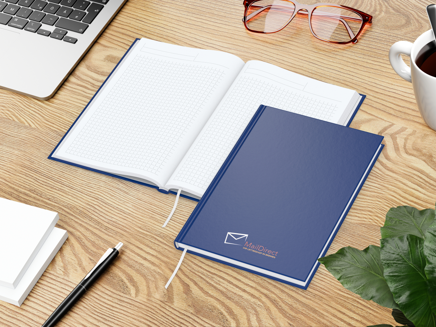 Notizbuch Note-Book EXPRESS Ecken spitz Hardcover matt-farbig