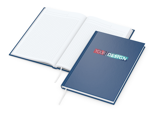 Notizbuch Note-Book EXPRESS Ecken spitz Hardcover matt-farbig