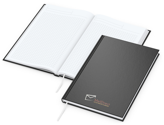 Notizbuch Note-Book EXPRESS Ecken spitz Hardcover matt-farbig