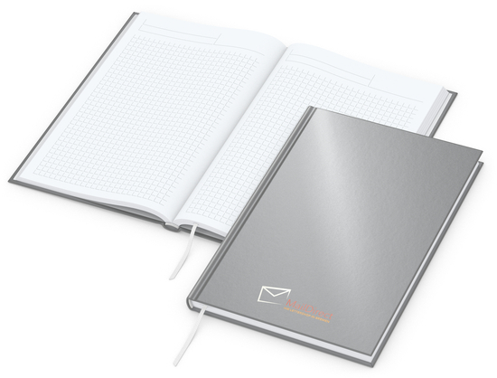 Notizbuch Note-Book EXPRESS Ecken spitz Hardcover matt-farbig