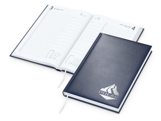 Tageskalender Advance Mo.–So. je 1 Seite Kunstleder-Hardcover