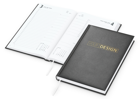 Tageskalender Advance Mo.–So. je 1 Seite Kunstleder-Hardcover