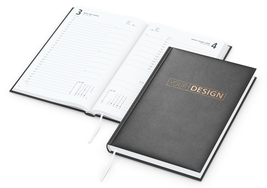 Tageskalender Advance Mo.–So. je 1 Seite Kunstleder-Hardcover