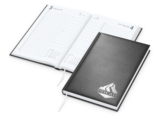 Tageskalender Advance Mo.–So. je 1 Seite Kunstleder-Hardcover