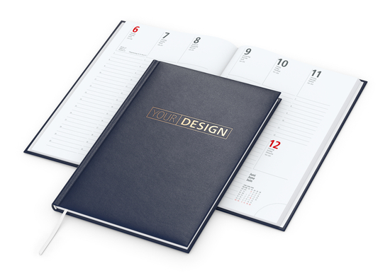 Wochenkalender Prestige A5 Kunstleder-Hardcover robust