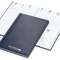 Wochenkalender Prestige A5 Kunstleder-Hardcover robust, Goldprägung inkl.