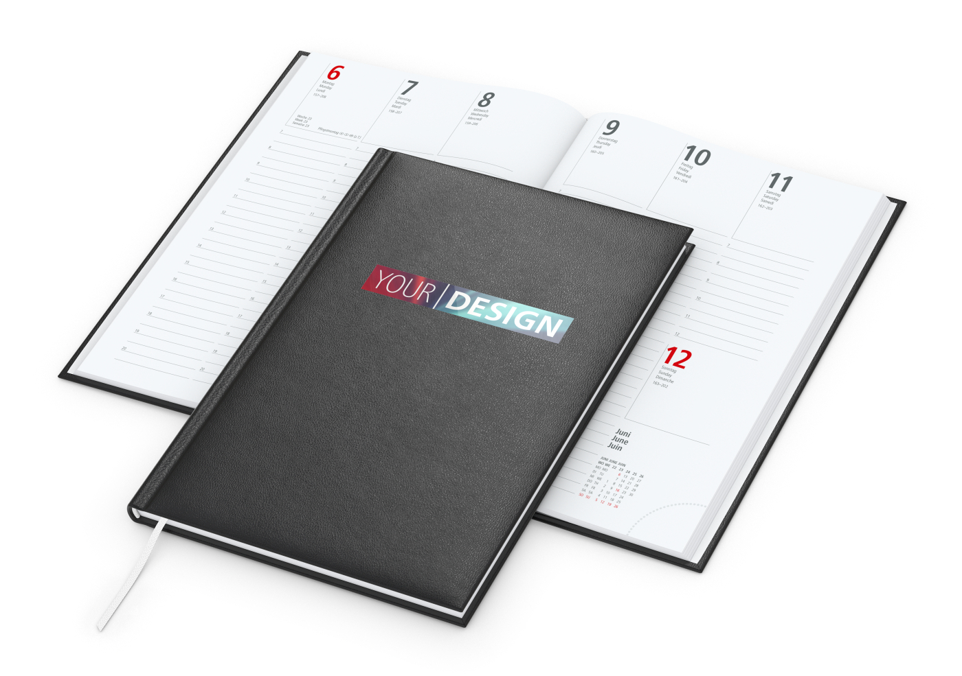 Wochenkalender Prestige EXPRESS A5 Kunstleder-Hardcover robust