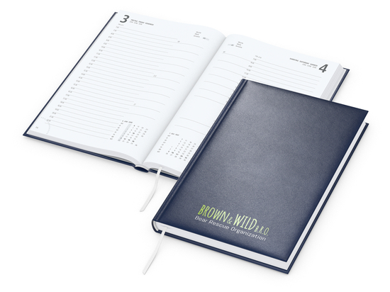 Tageskalender Advance EXPRESS Mo.–So. je 1 Seite Kunstleder-Hardcover