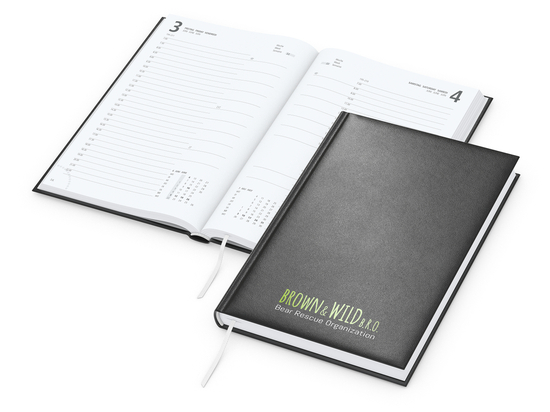 Tageskalender Advance EXPRESS Mo.–So. je 1 Seite Kunstleder-Hardcover