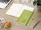 Notizbuch Organic-Book RECYCLING Apfelleder-Hardcover farbig A5
