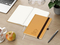 Notizbuch Organic-Book RECYCLING Apfelleder-Hardcover farbig A5
