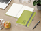 Notizbuch Organic-Book RECYCLING Apfelleder-Hardcover farbig A5