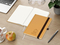 Notizbuch Organic-Book RECYCLING Apfelleder-Hardcover farbig A5