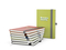 Notizbuch Organic-Book RECYCLING Apfelleder-Hardcover farbig A5, Lineatur Winkelkaro, Material-Infoblatt ja, Siebdruck-Digital inkl.
