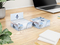 Haftnotiz-Box Pop-Up-Box Haftnotizblöcke weiß Karton-Box individuell bedruckt