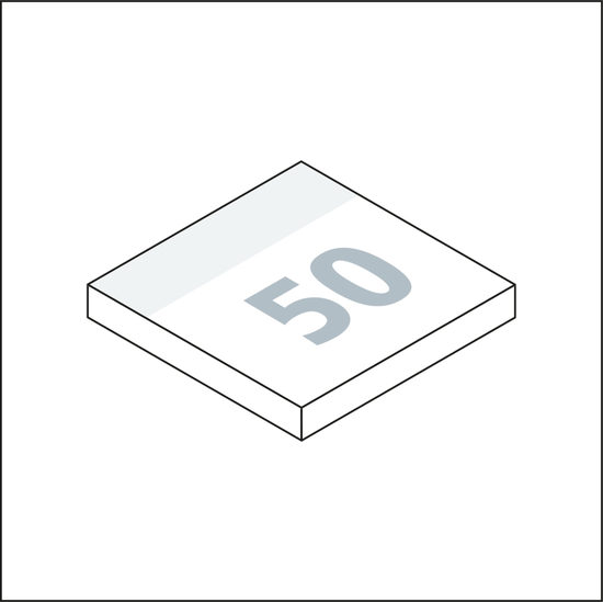 Haftnotizblock Basic EXPRESS 50 Haftzettel