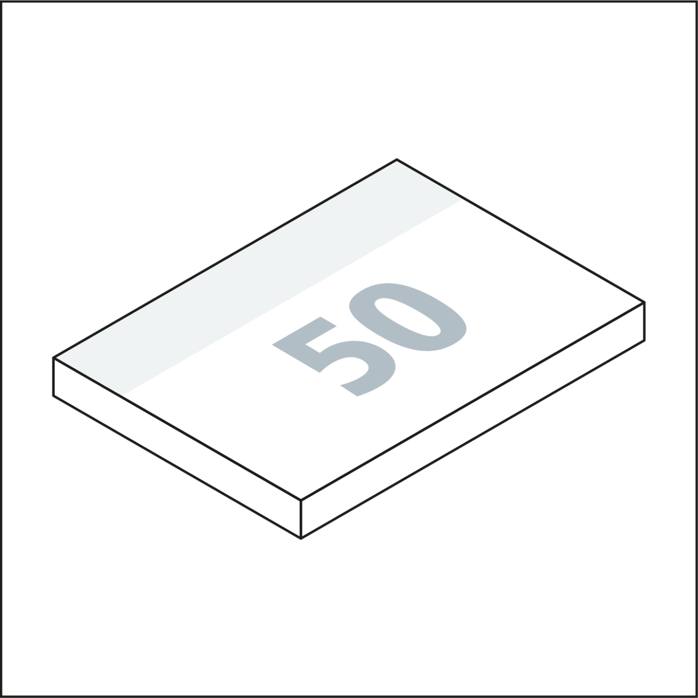 Haftnotizblock Basic EXPRESS 50 Haftzettel
