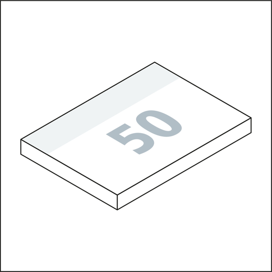 Haftnotizblock Basic RECYCLING 50 Haftzettel