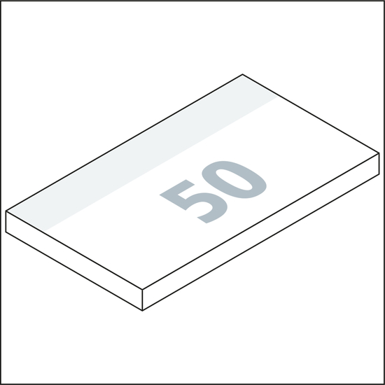 Haftnotizblock Basic RECYCLING 50 Haftzettel
