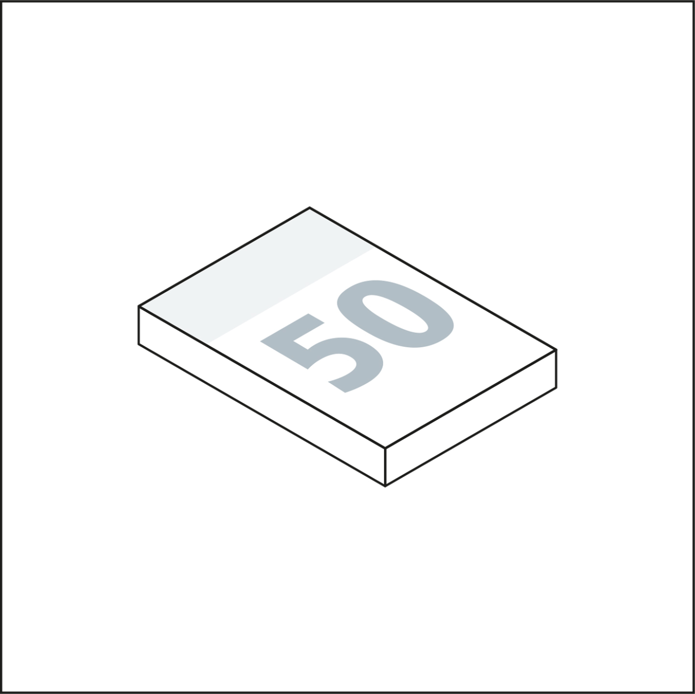 Haftnotizblock Basic RECYCLING 50 Haftzettel
