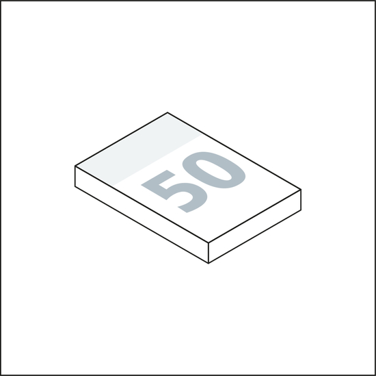 Haftnotizblock Basic RECYCLING 50 Haftzettel