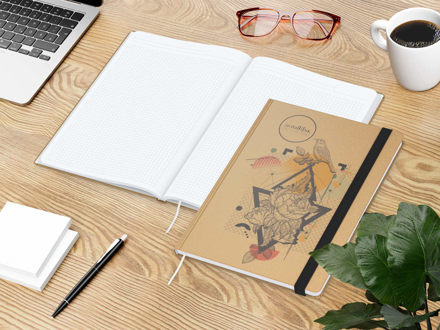 Notizbuch Match-Book White A4 Natura Bestseller